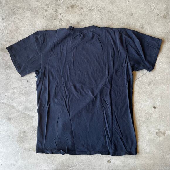 VINTAGE FOX RACING SHIRT Y2K 00S LOGO BLACK TEE FADED MENS LARGE SKATE SNOWBOARD - Picture 2 of 6